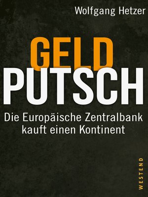 cover image of Geldputsch